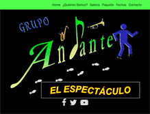 Tablet Screenshot of grupoandante.net